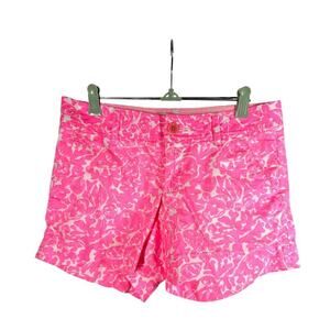 LILLY PULITZER Callahan Shorts Cosmo Pink Party Favors Sz 00